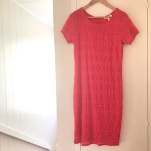 Red Jessica Simpson Maternity bodycon dress